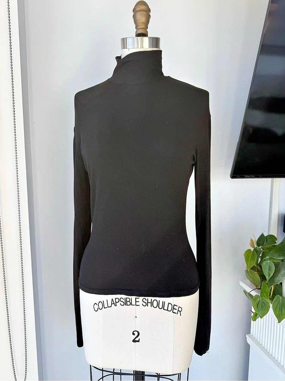 Jason Meyers Black Long Sleeve Turtleneck